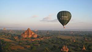 Hot ballooning over stunning Bagan